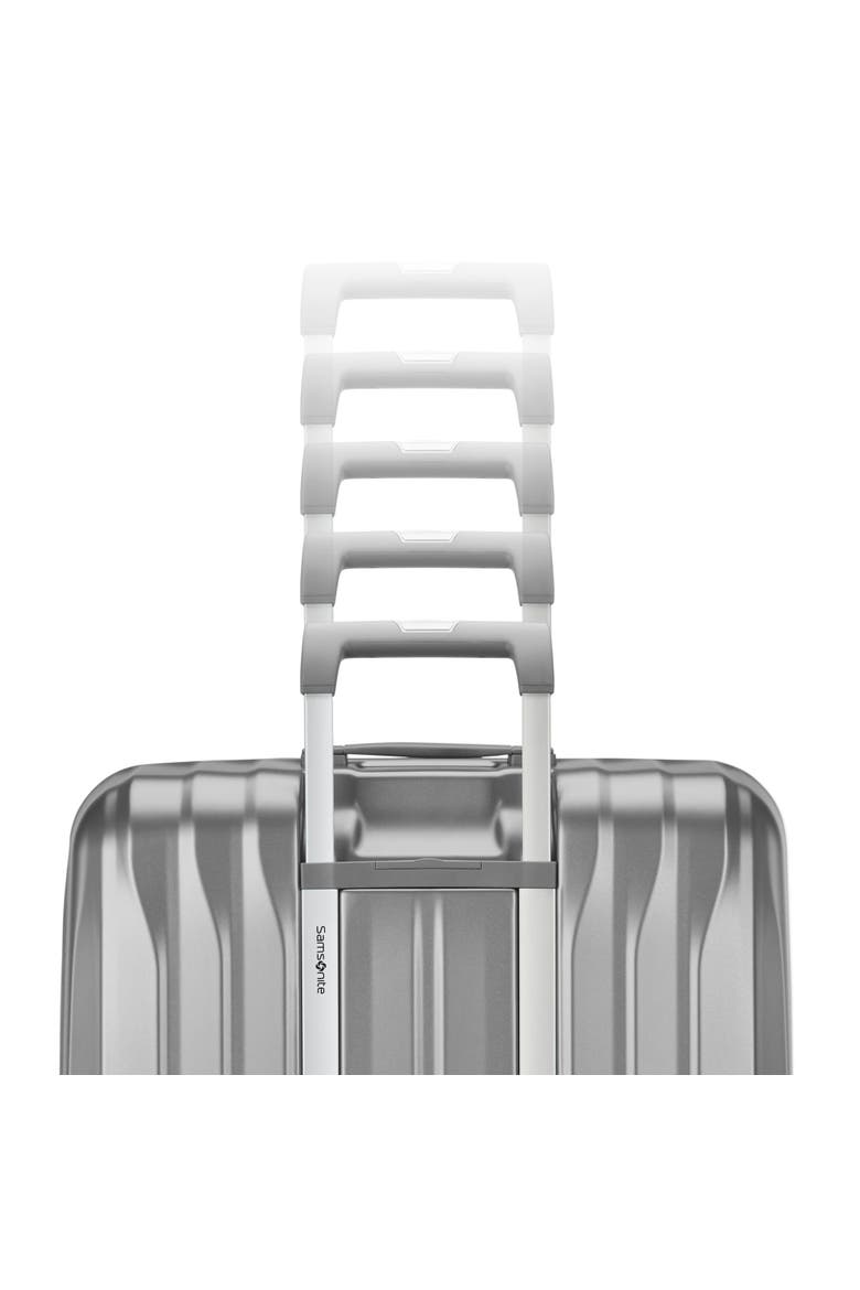 Uplift Hardside 32" X-Large Checked Spinner Luggage, Alternate, color, Silver Shimmer