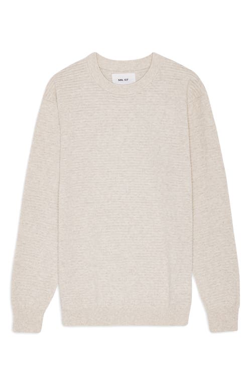 Nn07 Fabian 6686 Organic Cotton Crewneck Sweater In Burgundy