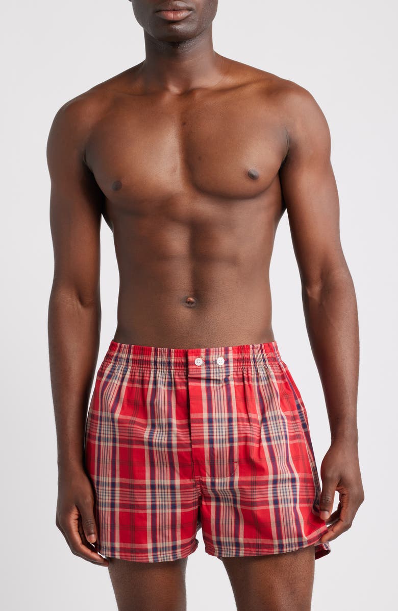 Nordstrom 3-Pack Classic Fit Boxers, Alternate, color, Red Dawson Plaid Multi