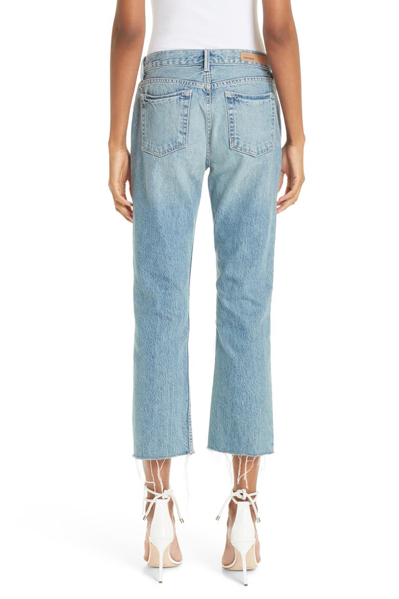 Tatum Crop Flare Jeans, Alternate, color, LATE NIGHT