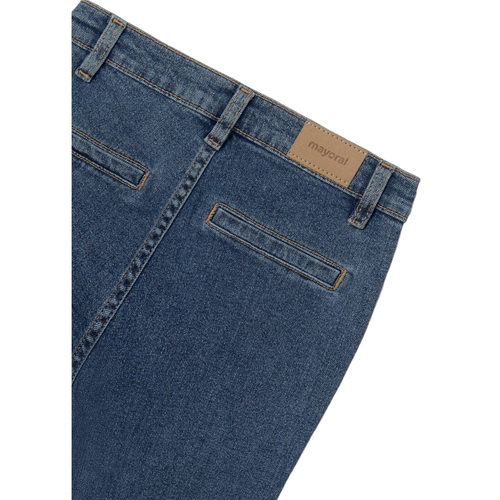 Mayoral Gradient-effect Denim Jeans In Blue