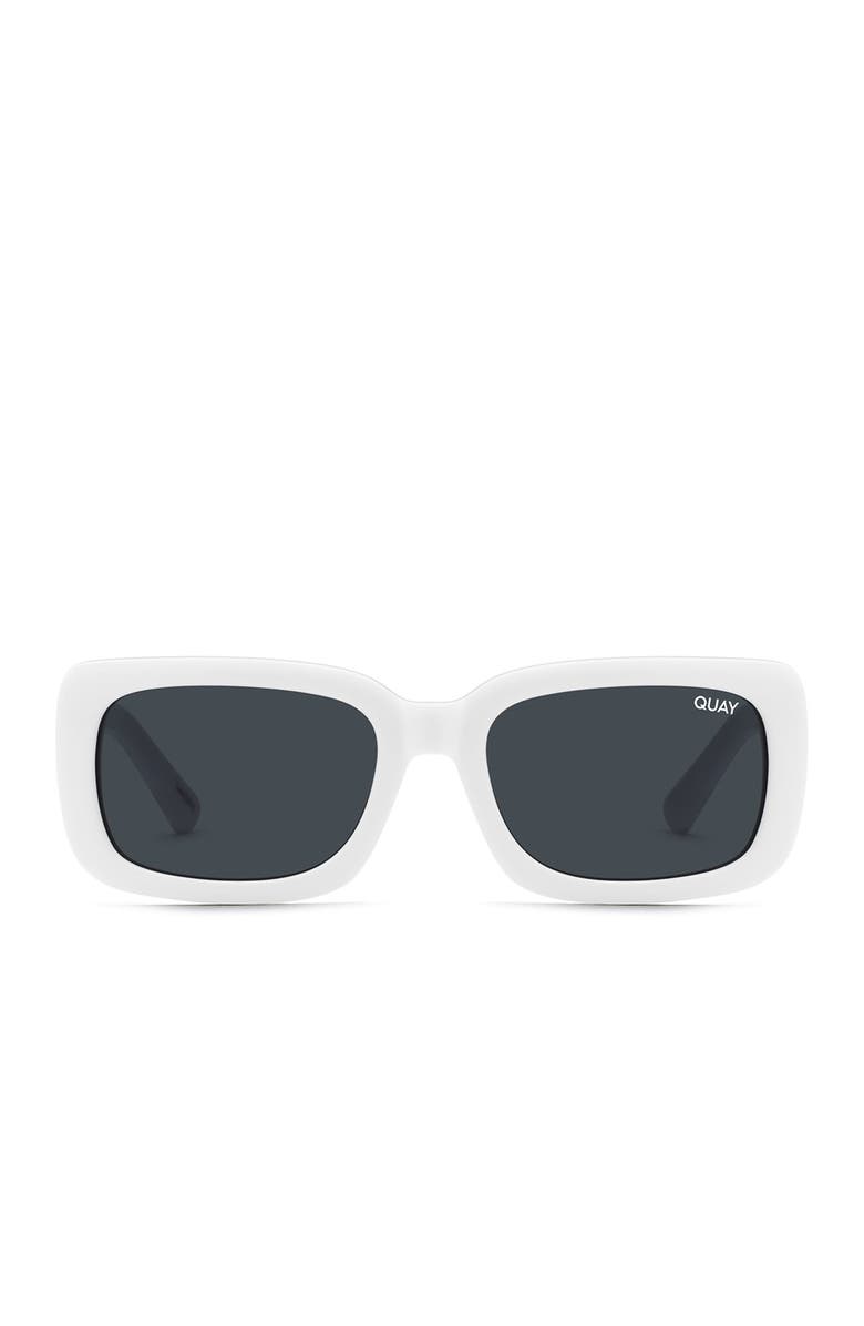 QUAY Yada Yada 55mm Rectangular Sunglasses, Alternate, color,