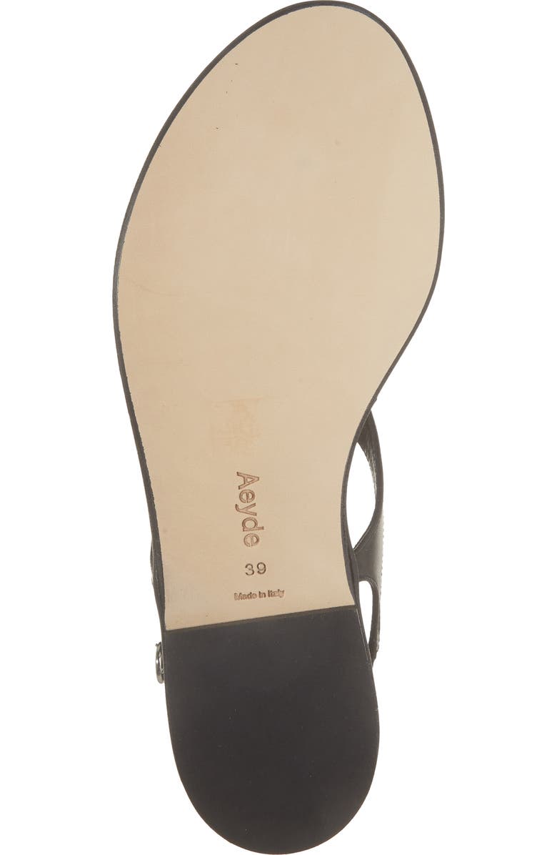 aeyde Raine Sandal, Alternate, color, Black