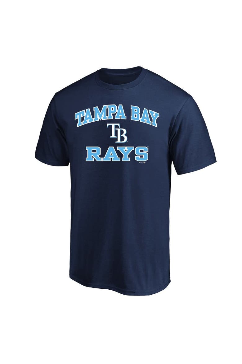 Men's Profile  Navy Tampa Bay Rays Big & Tall Heart & Soul T-Shirt, Alternate, color, Navy