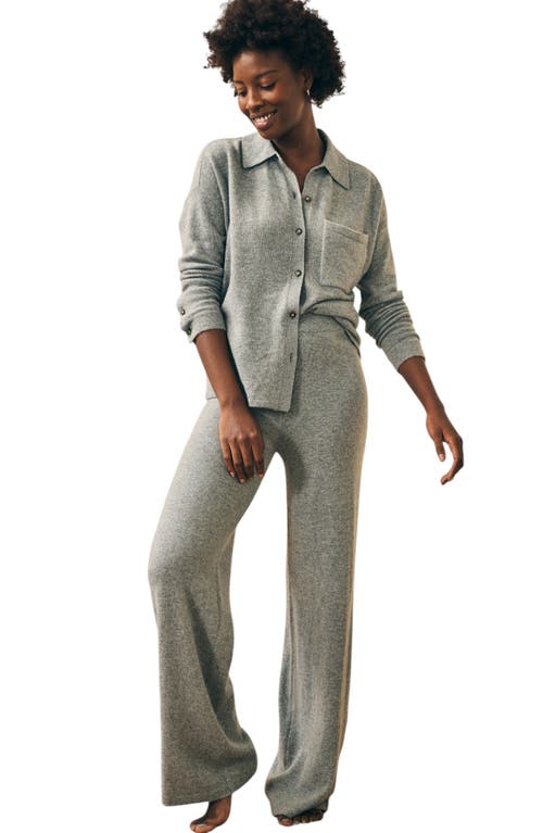 Faherty Stretch Terry Patch Pocket Pants In Gray