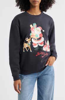 Vinyl Icons Holly Jolly Santa Crewneck Sweatshirt