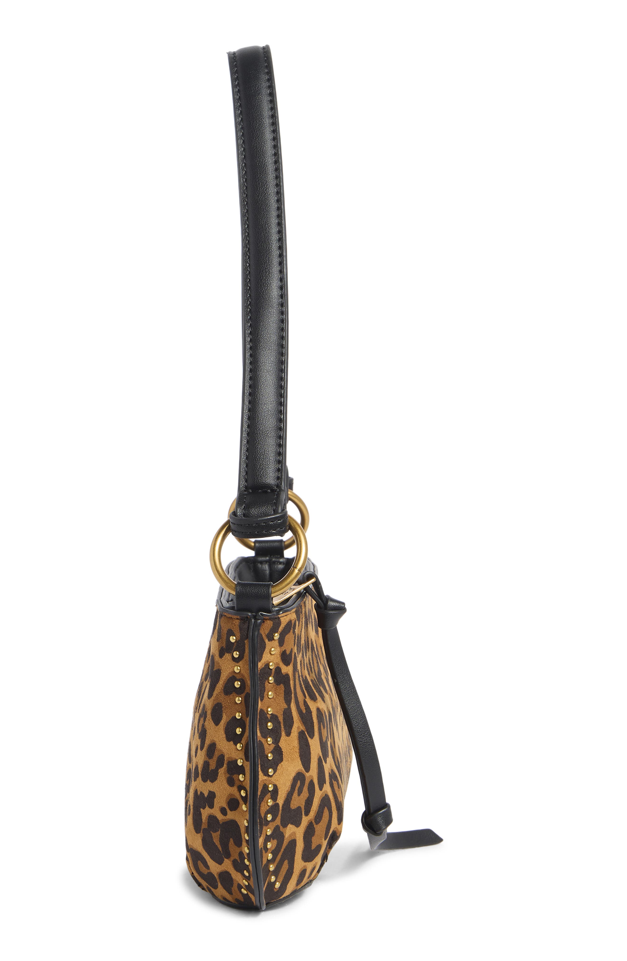 Steve Madden Stud Shoulder Bag, Alternate, color, 