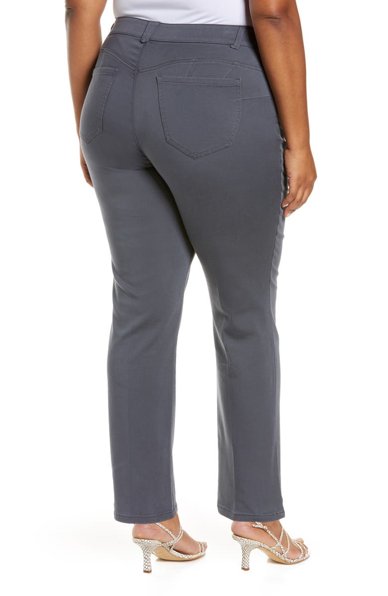 Wit & Wisdom Ab-solution High Waist Straight Leg Jeans, Alternate, color, 