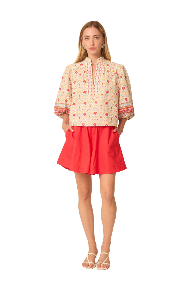 Lainey Shorts, Alternate, color, Red