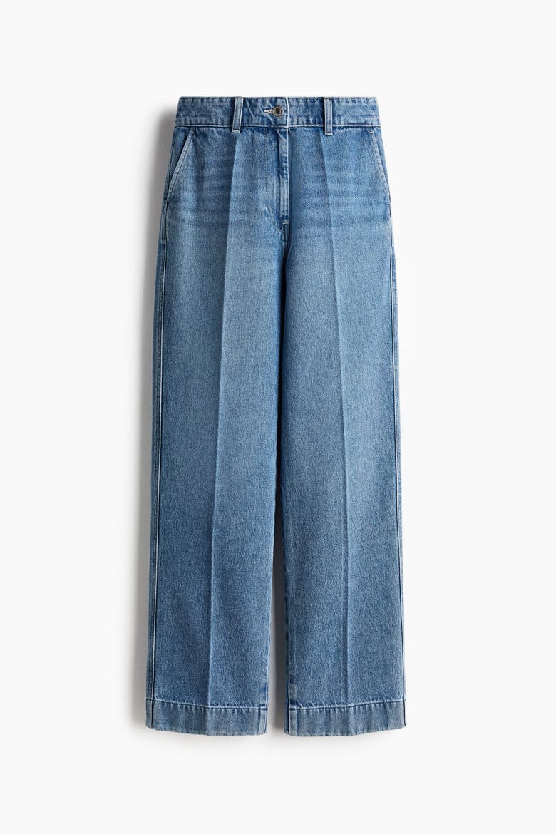 Wide High Jeans, Main, color, Denim blue