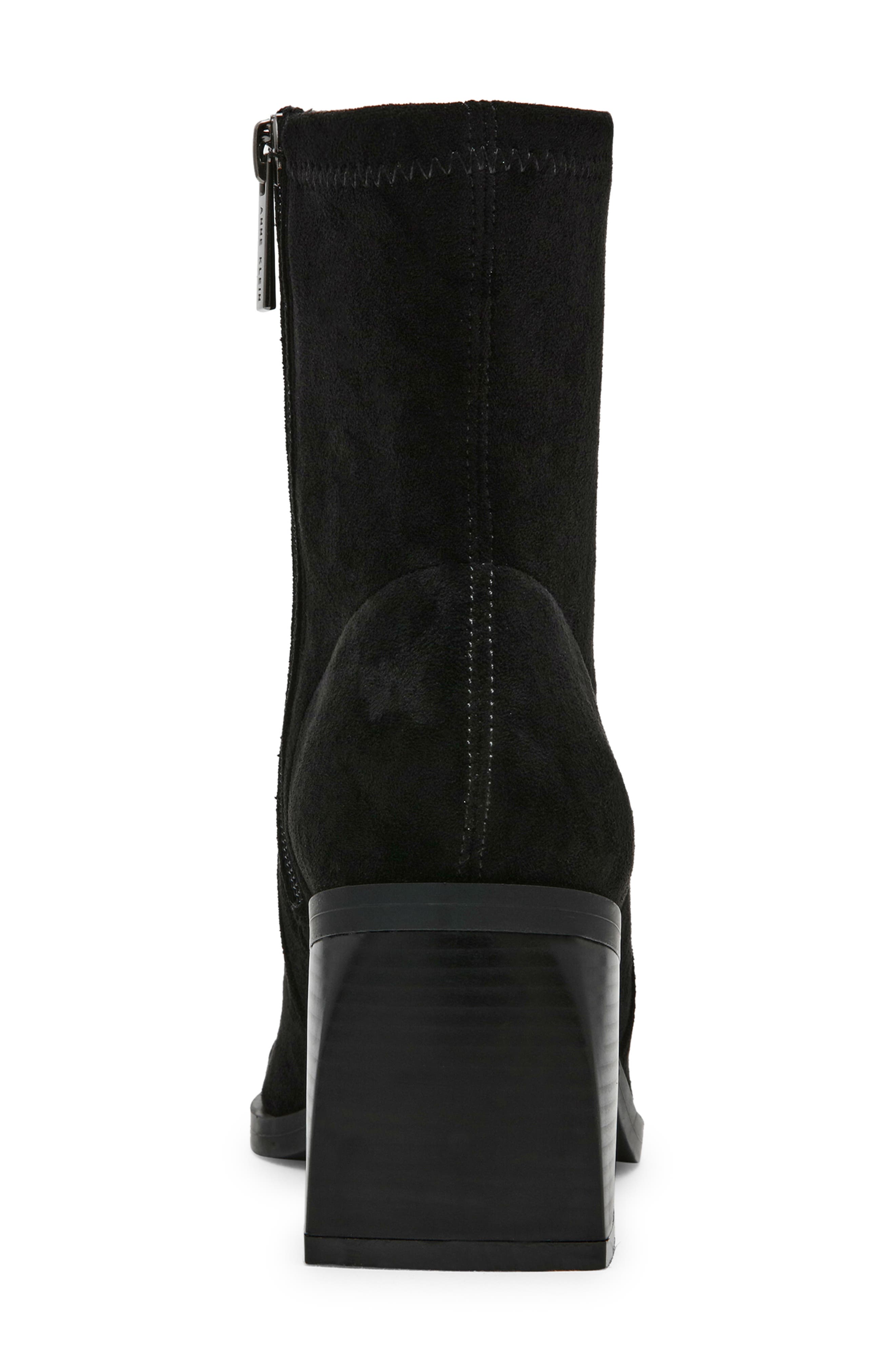 Anne Klein Astrid Boot, Alternate, color, Black Microsuede