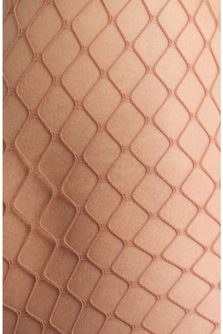 Maxi Fishnet Tights, Alternate, color, TAN MACCHIATO