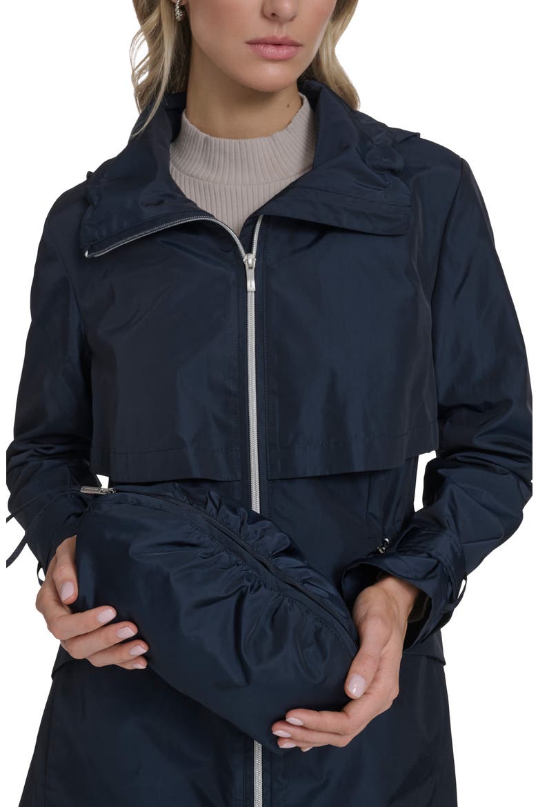 Water Resistant Packable Jacket, Alternate, color, INDIGO