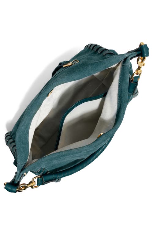 Aimee Zen Leather Hobo In Green