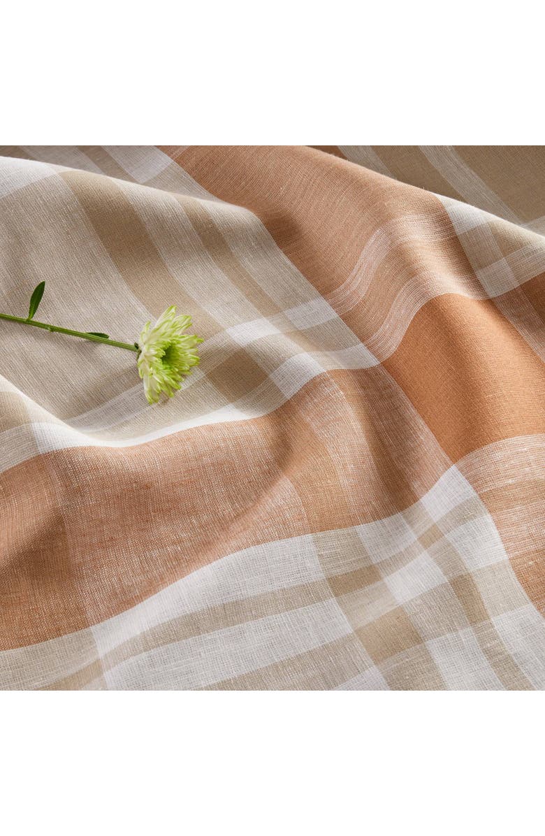 Solino Home Linen Table Runner for Dining Table, Holiday and Everyday Table Decor - Fall Harvest Plaid, Alternate, color, Fall Harvest