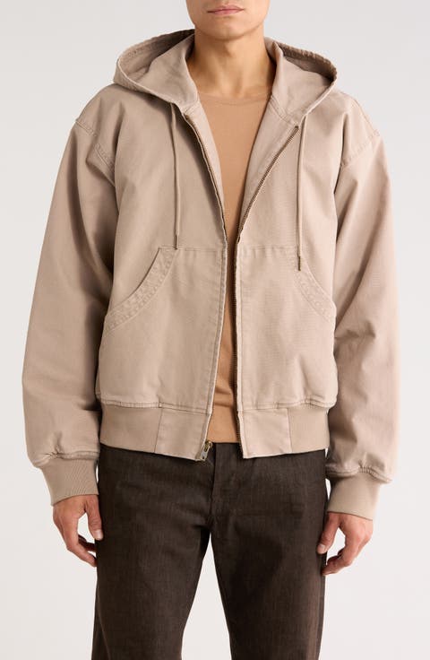 Hooded Lined Canvas Jacket