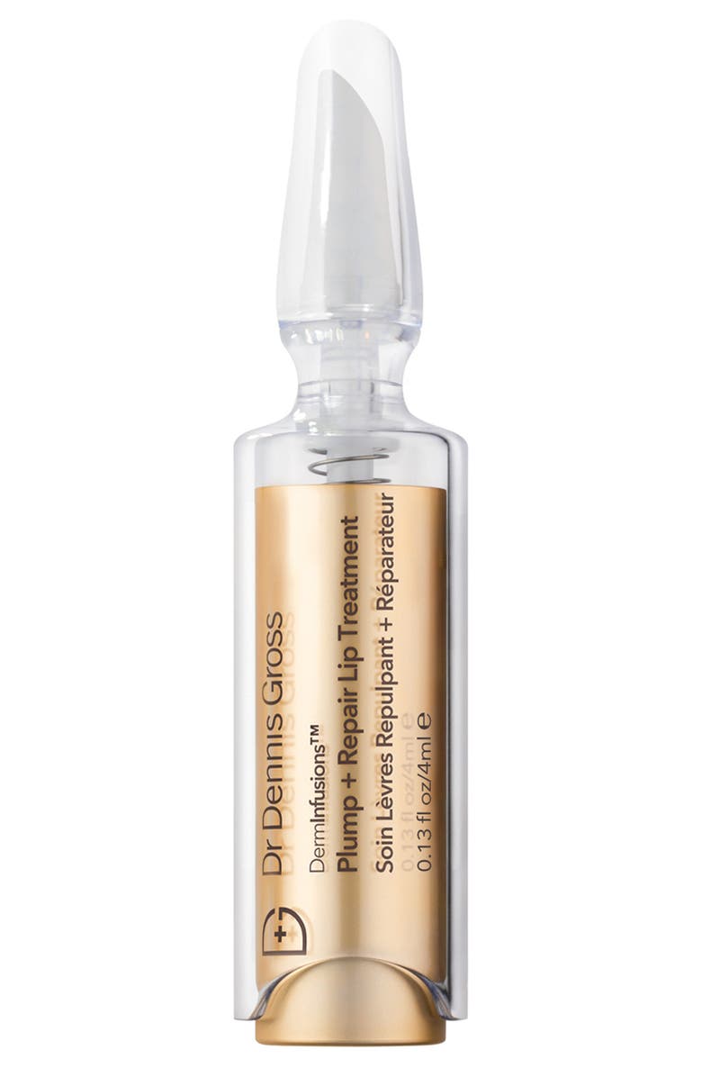 Dr. Dennis Gross Skincare DermInfusions<sup
™</sup
Plump + Repair Lip Treatment, Alternate, color, Clear