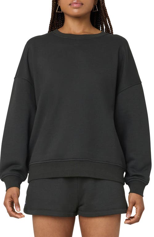 Florence By Mills Cozy Crush Oversize Sweatshirt In Black