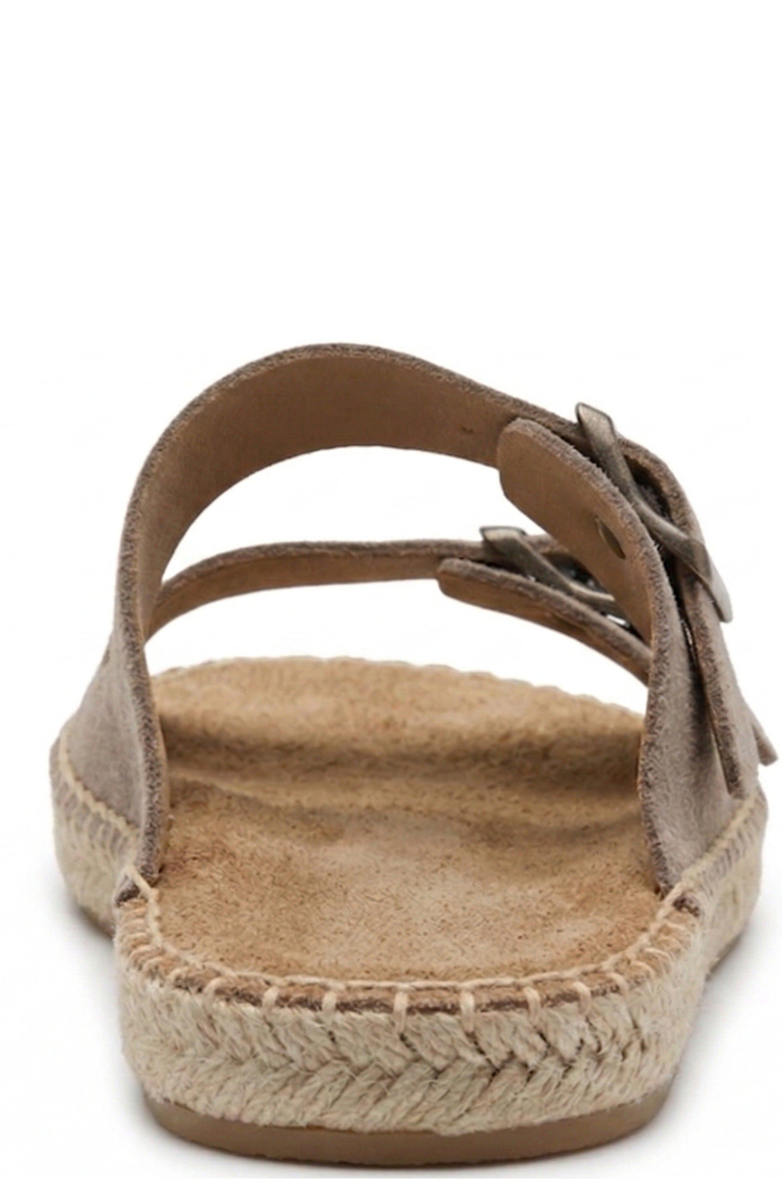 Menina Step Ergonomic Flat Sandal, Alternate, color, Stone