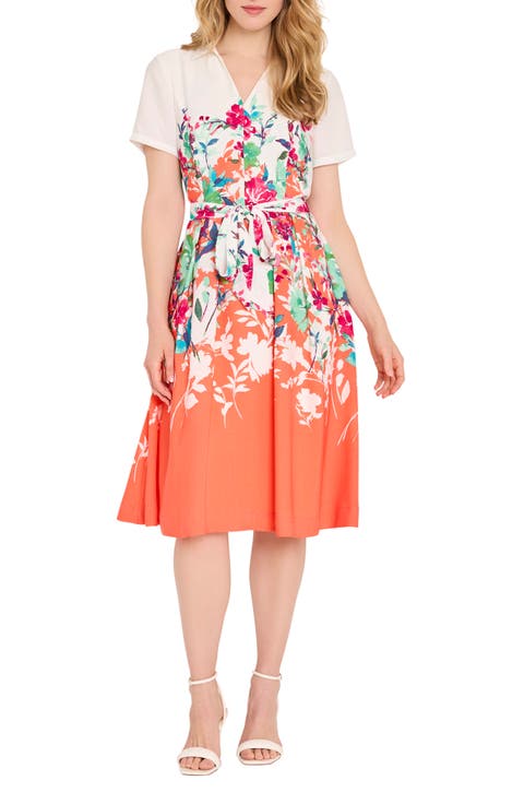 Floral Fit & Flare Dress