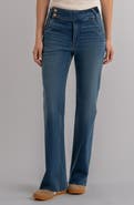 KUT from the Kloth Kelly Raw Hem High Waist Flare Jeans