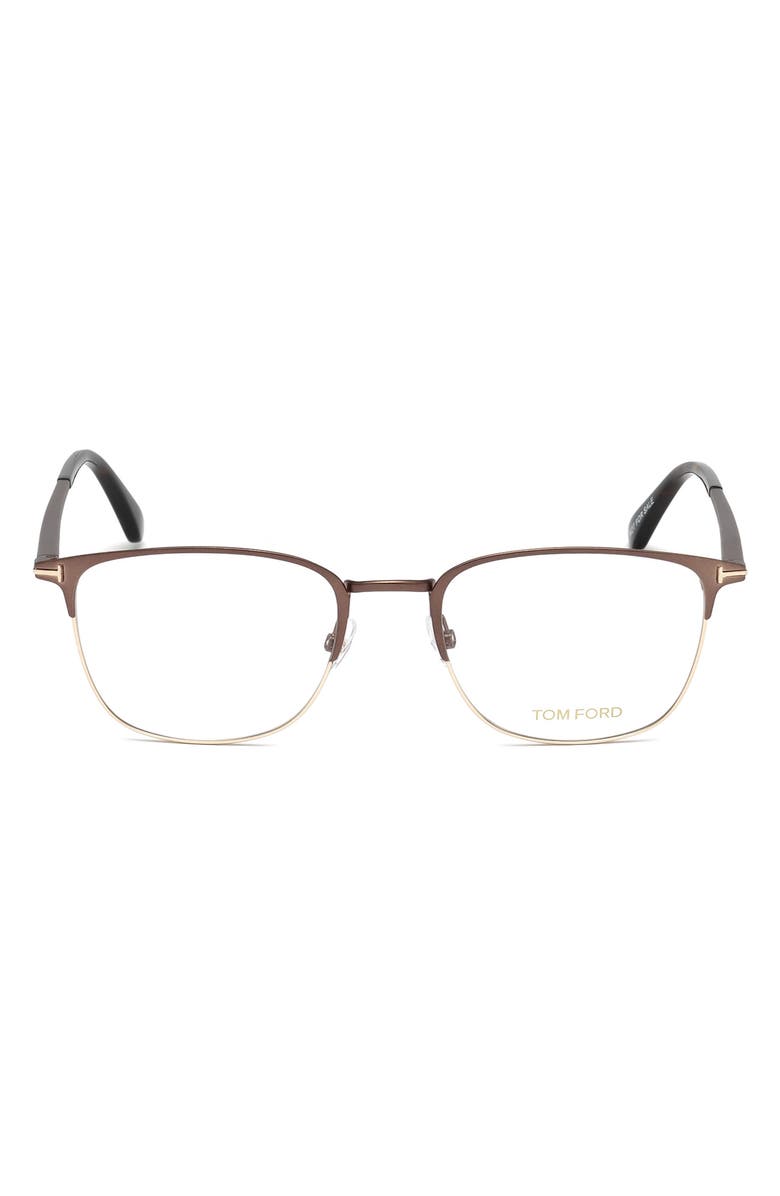 TOM FORD 54mm Square Optical Glasses, Main, color, 