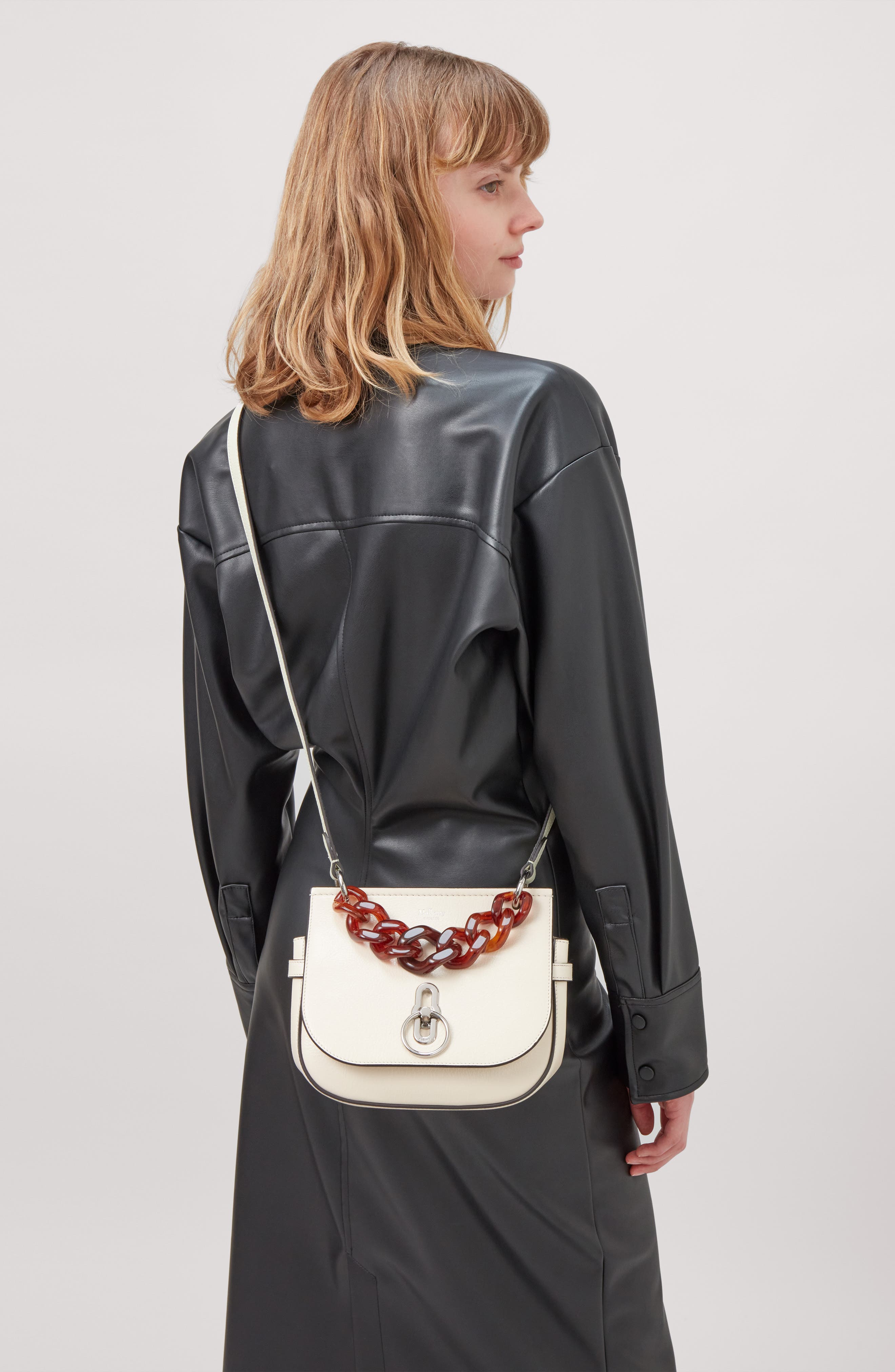 Mulberry Small Amberly Leather Satchel, Alternate, color, 