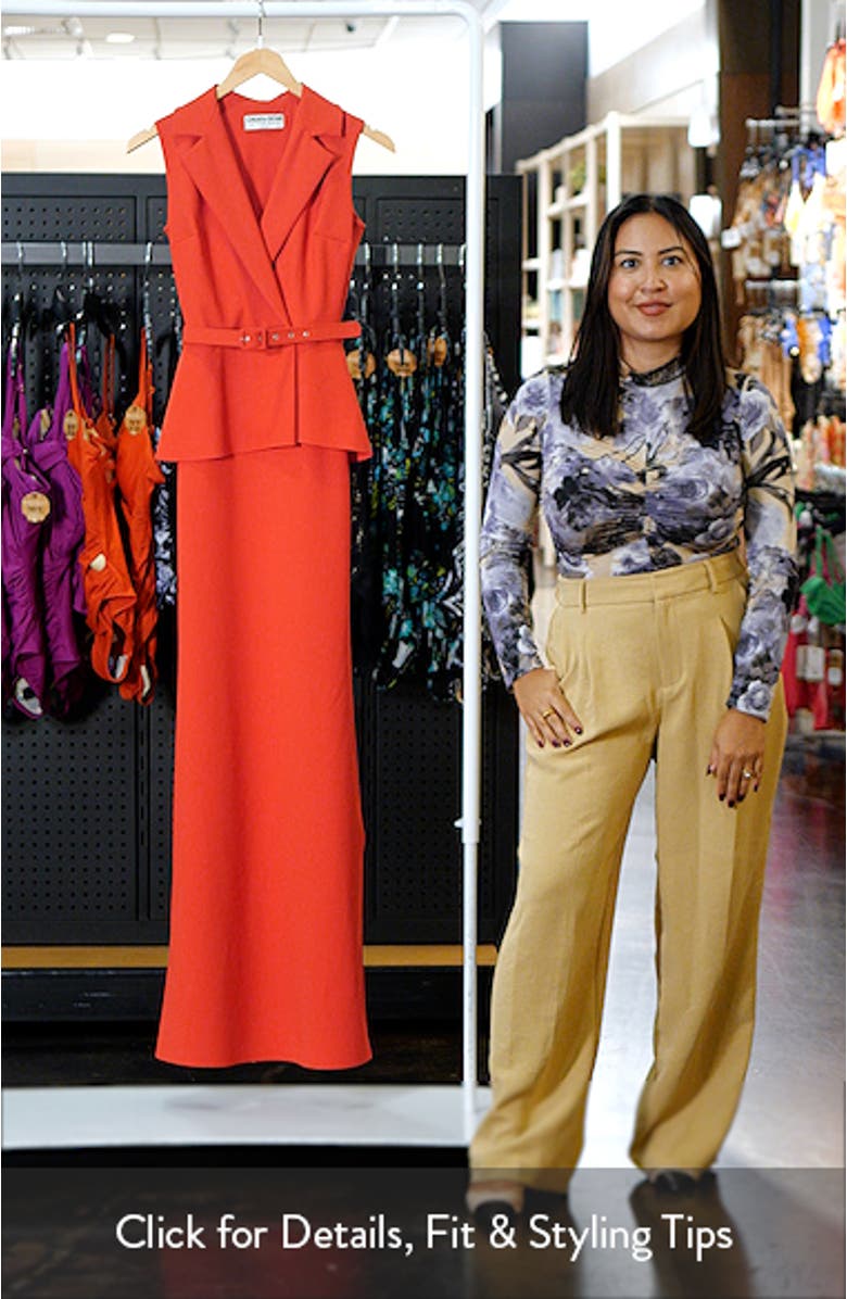 Thadira Column Gown, sales video thumbnail