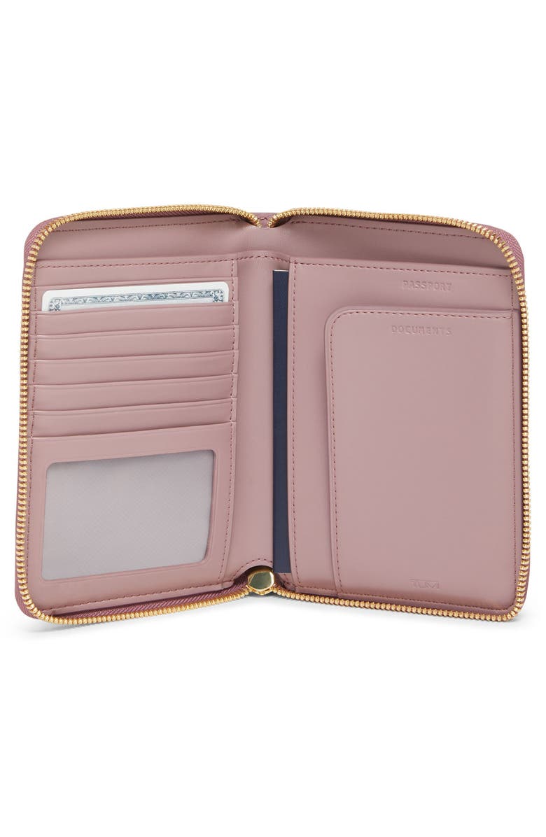 TUMI Leather Passport Case, Alternate, color, 