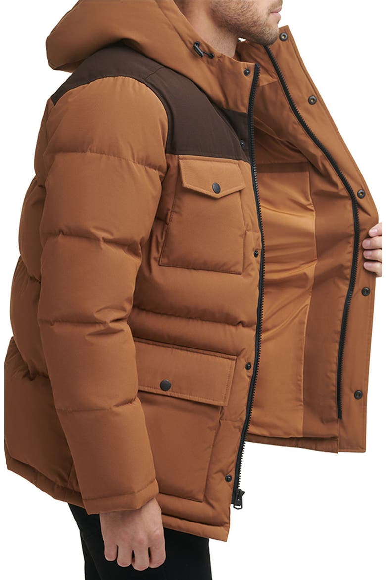 Arctic Cloth Heavyweight Parka, Alternate, color, BROWN COMBO