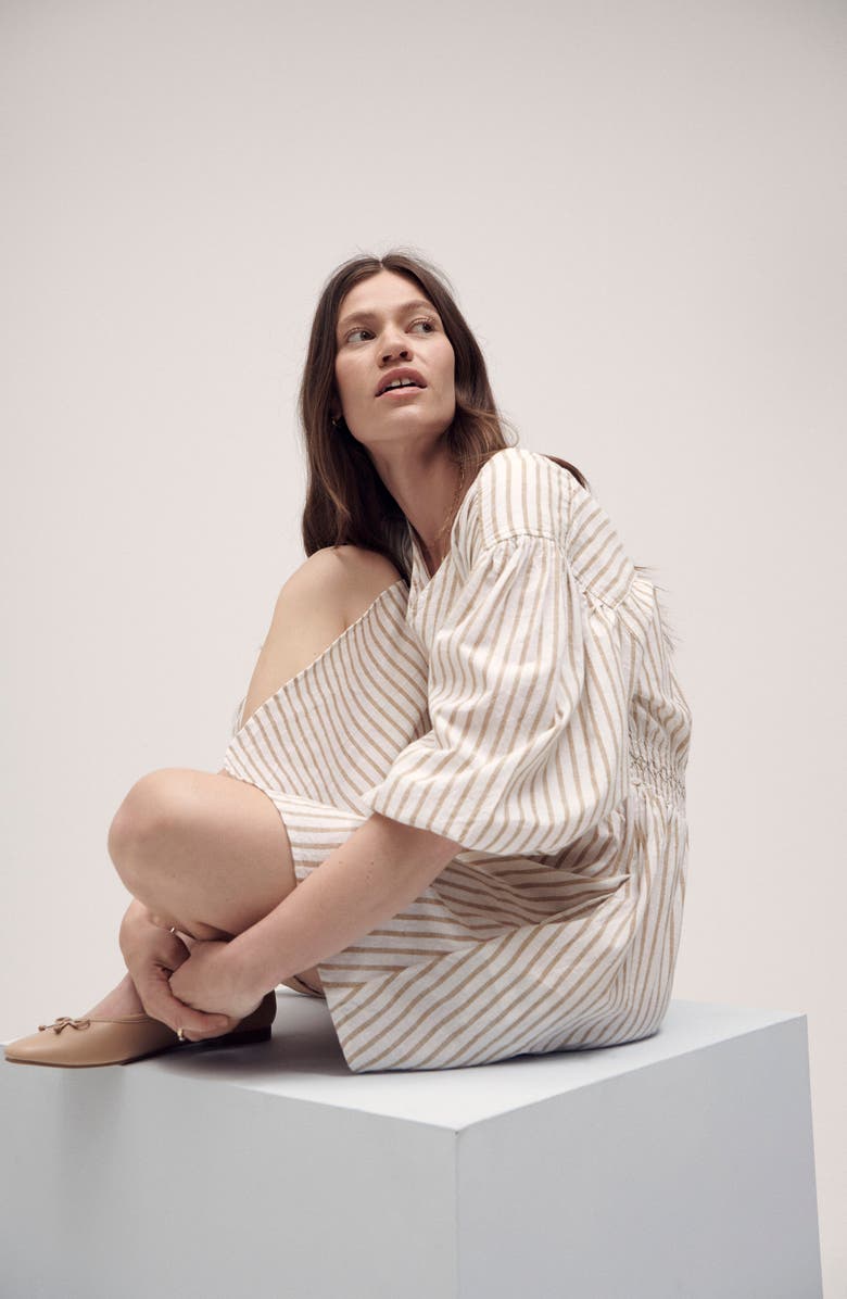 Barbour Ella Stripe Minidress, Alternate, color, 