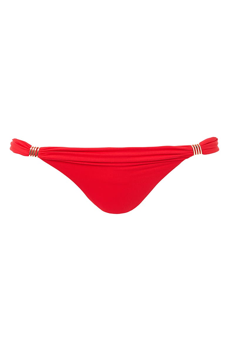 Melissa Odabash Grenada Bikini Bottoms, Alternate, color, Red