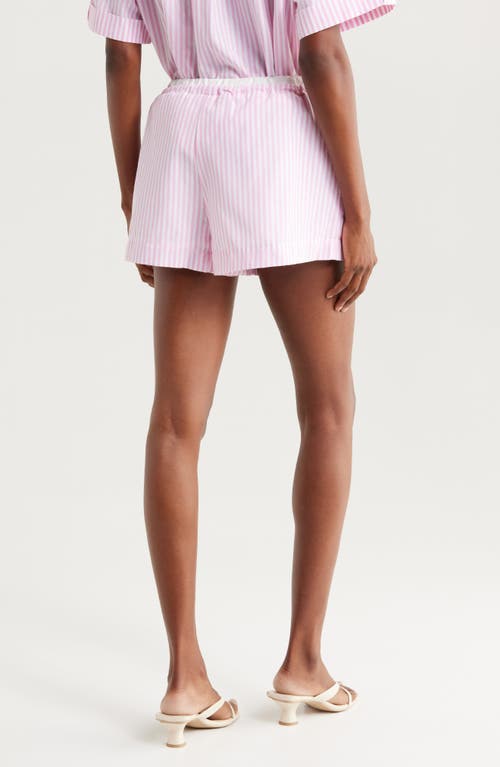 Blanknyc Stripe Cotton Blend Shorts