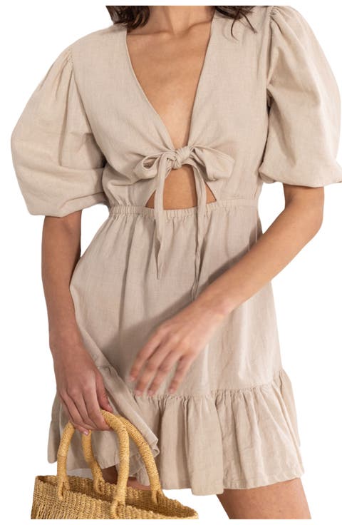 Resort Swim Cover Up Short Dress