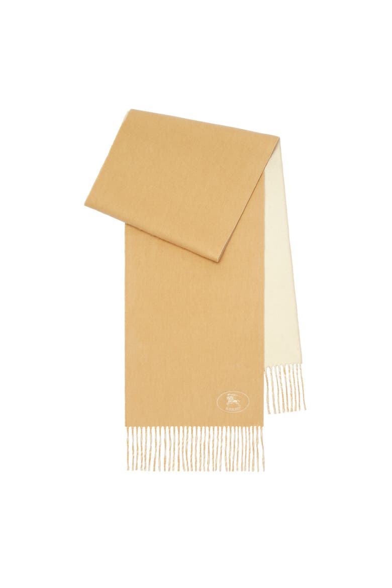 Knight Cashmere Scarf, Main, color, Sand beige/neutral white
