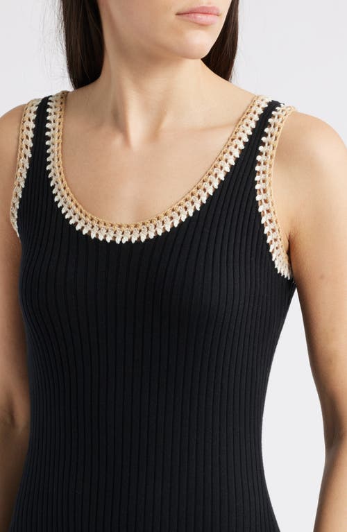 Rails Colleen Cotton Sweater Midi Dress In Black