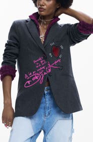 Desigual Hooded Blazer