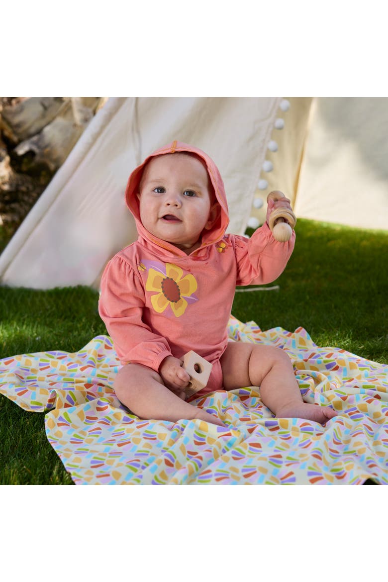 Hooded Sunzie, Alternate, color, Butterfly Garden