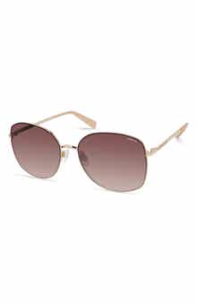 Kenneth Cole 59mm Round Sunglasses
