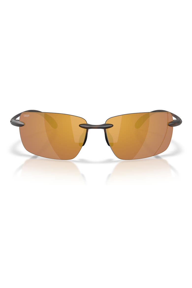 Gulf Shore 66mm Sunglasses, Main, color, MATTE TORTOISE / GOLD