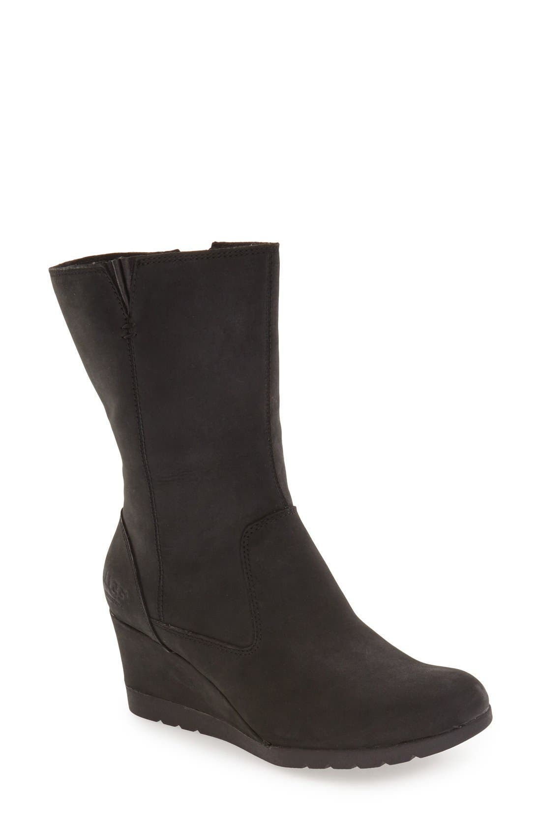 UGG<sup>®</sup> Joely Wedge Boot, Main, color, 