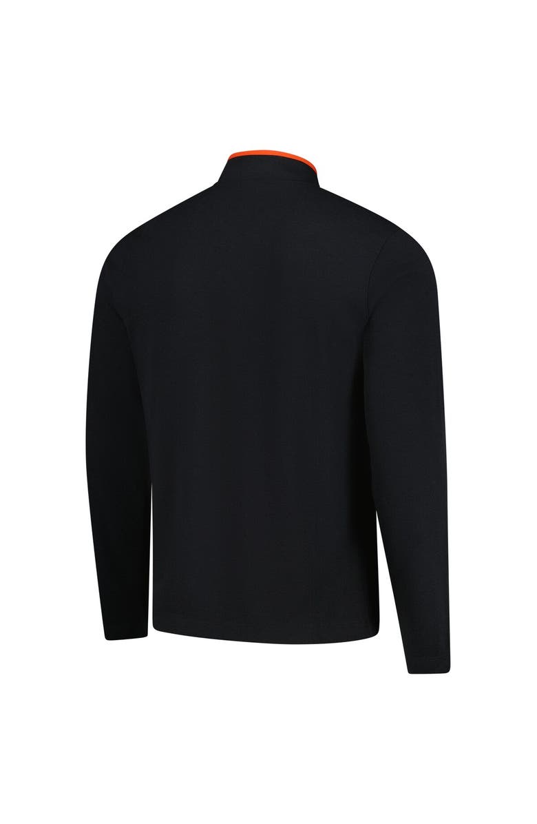 Nike Men's Nike Black Oregon State Beavers Coaches Courtside Basketball Victory Performance Quarter-Zip Top, Alternate, color, 