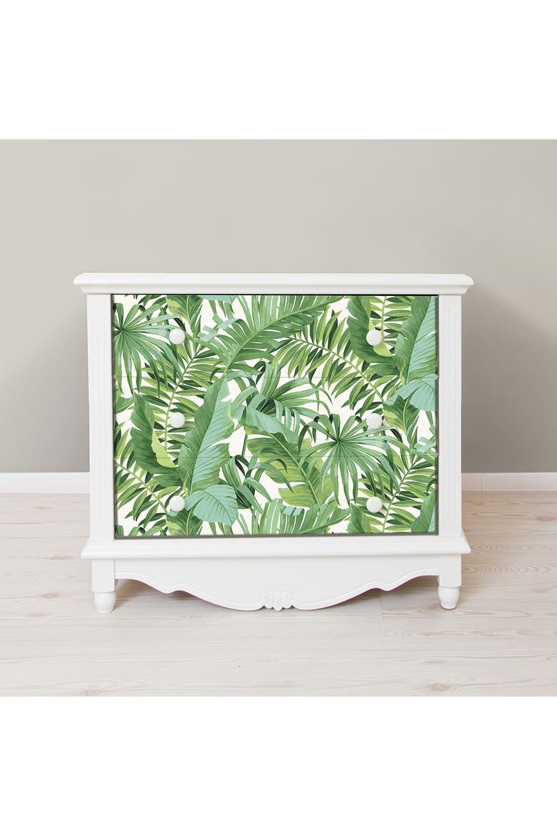 Maui Peel and Stick Wallpaper, Main, color, GREEN