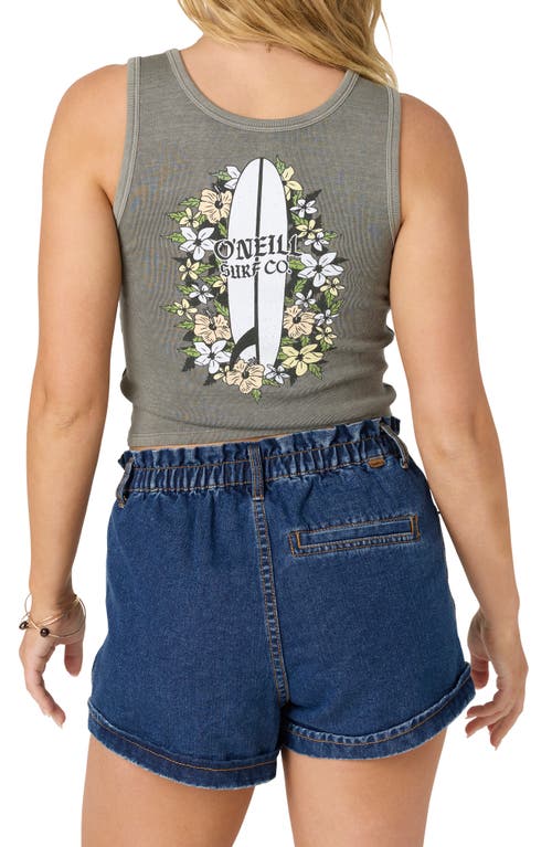 O'neill Juniors' Board Shrine Scoop-neck Tank Top In Smoked Pearl