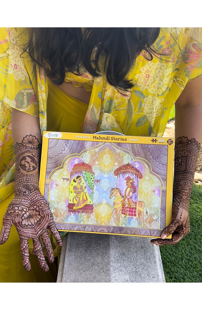 KULTURE KHAZANA Mehndi Stories 252-Piece Puzzle, Alternate, color,