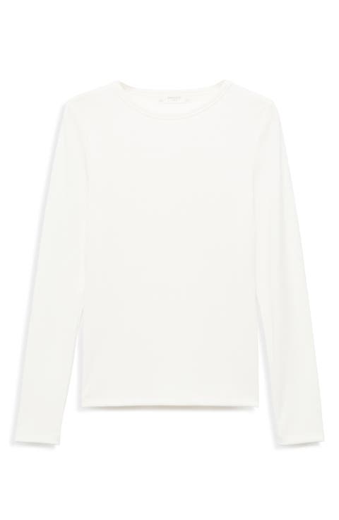 Long Sleeve Rib Sleep T-Shirt