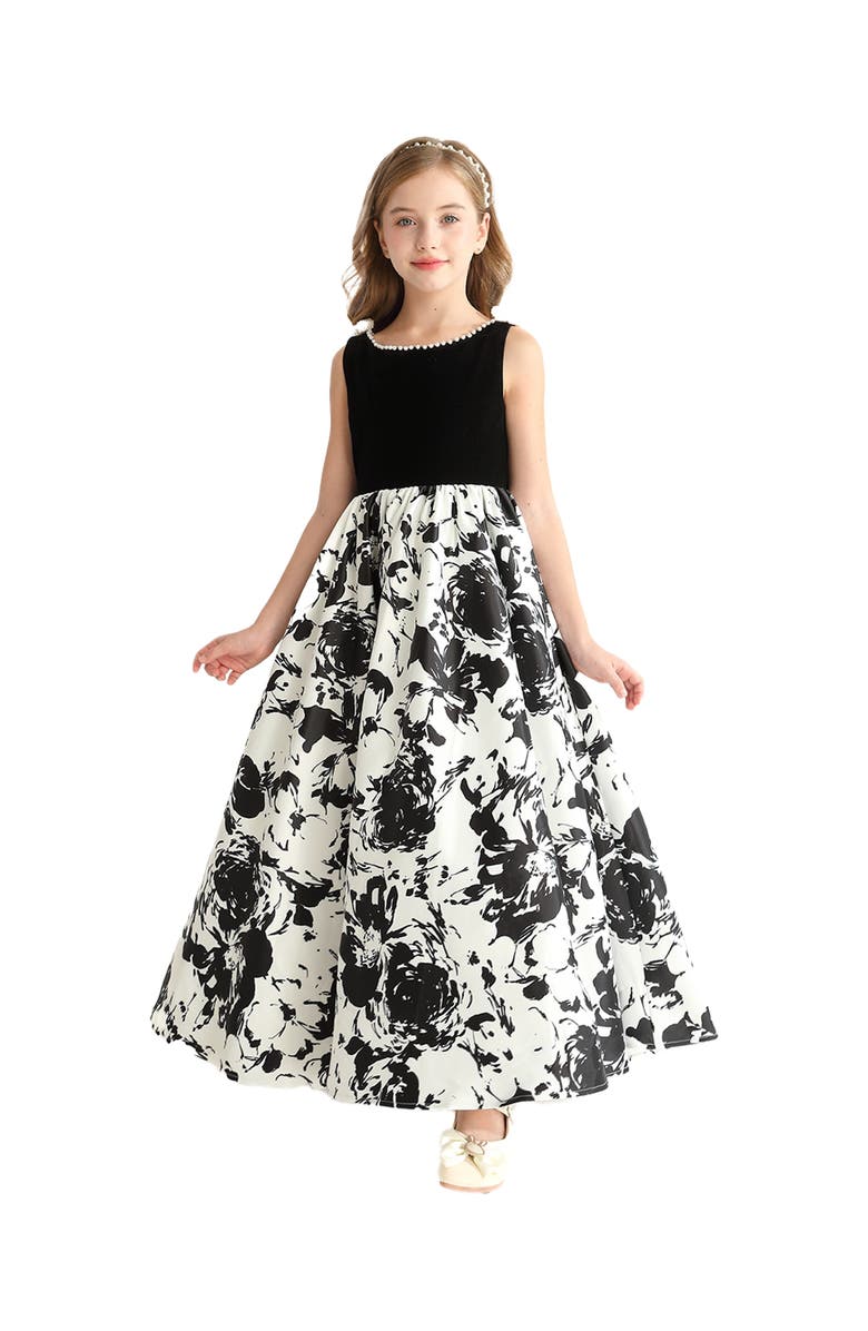 Tulleen Dalmeny Dress, Main, color, Black