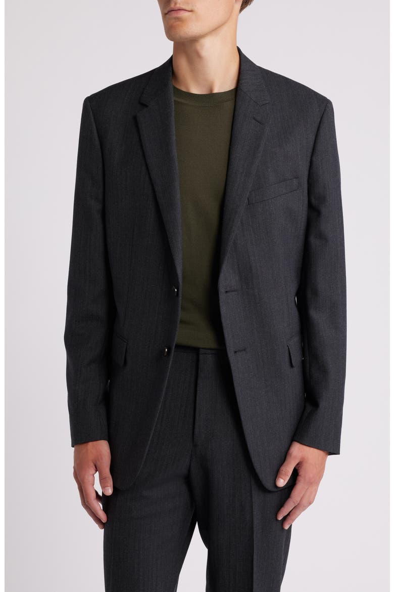 Chambers Herringbone Wool Blend Suit Jacket, Main, color, CHARCL MLT
