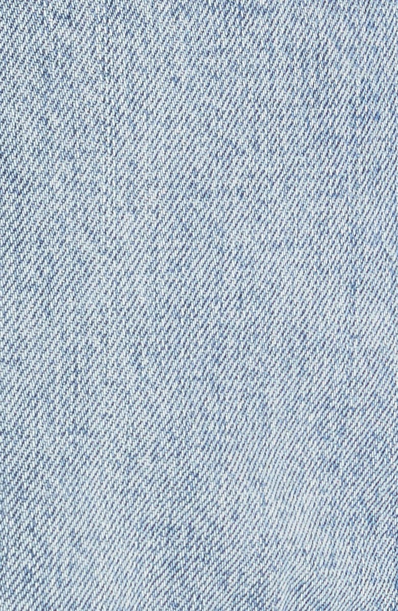 THE GREAT. The Destroy Cutoff Denim Shorts, Alternate, color,