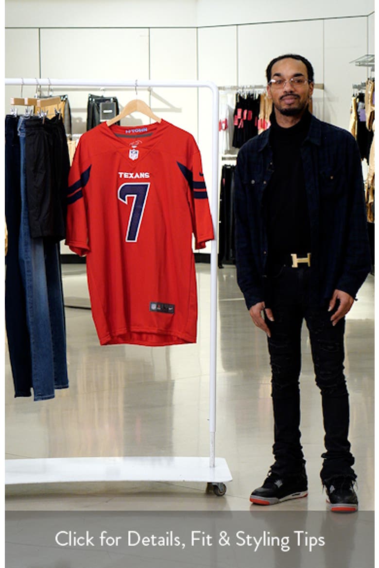 Men's Nike C.J. Stroud Red Houston Texans Alternate Vapor F.U.S.E. Elite Jersey video